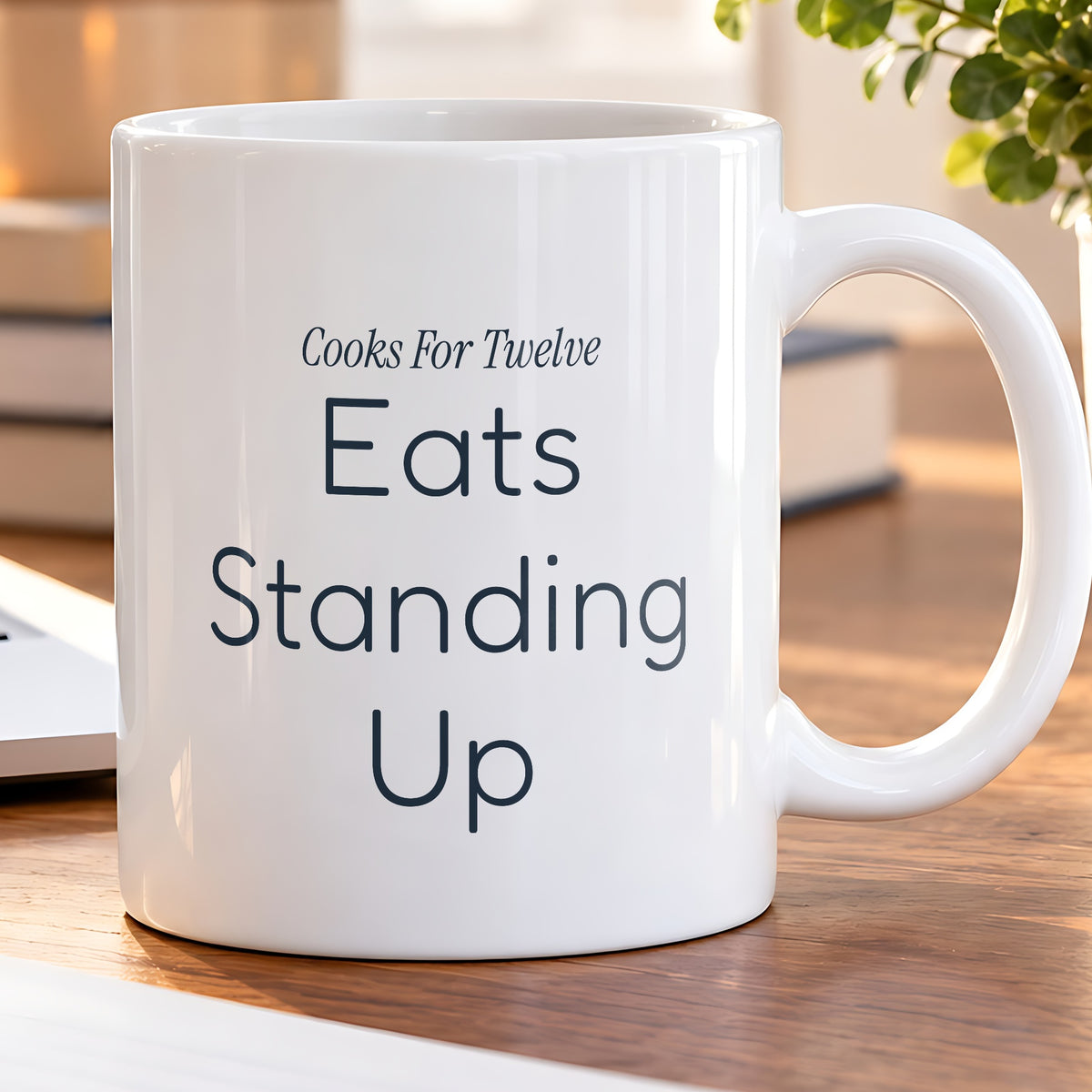 Funny Firefighter Coffee Mug Cooks For Twelve Eats Standing Up - photo 5