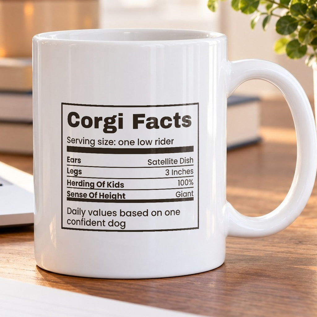 Funny Corgi Mug Corgi Facts Ears Satellite Dish Label For Corgi Owners - photo 5