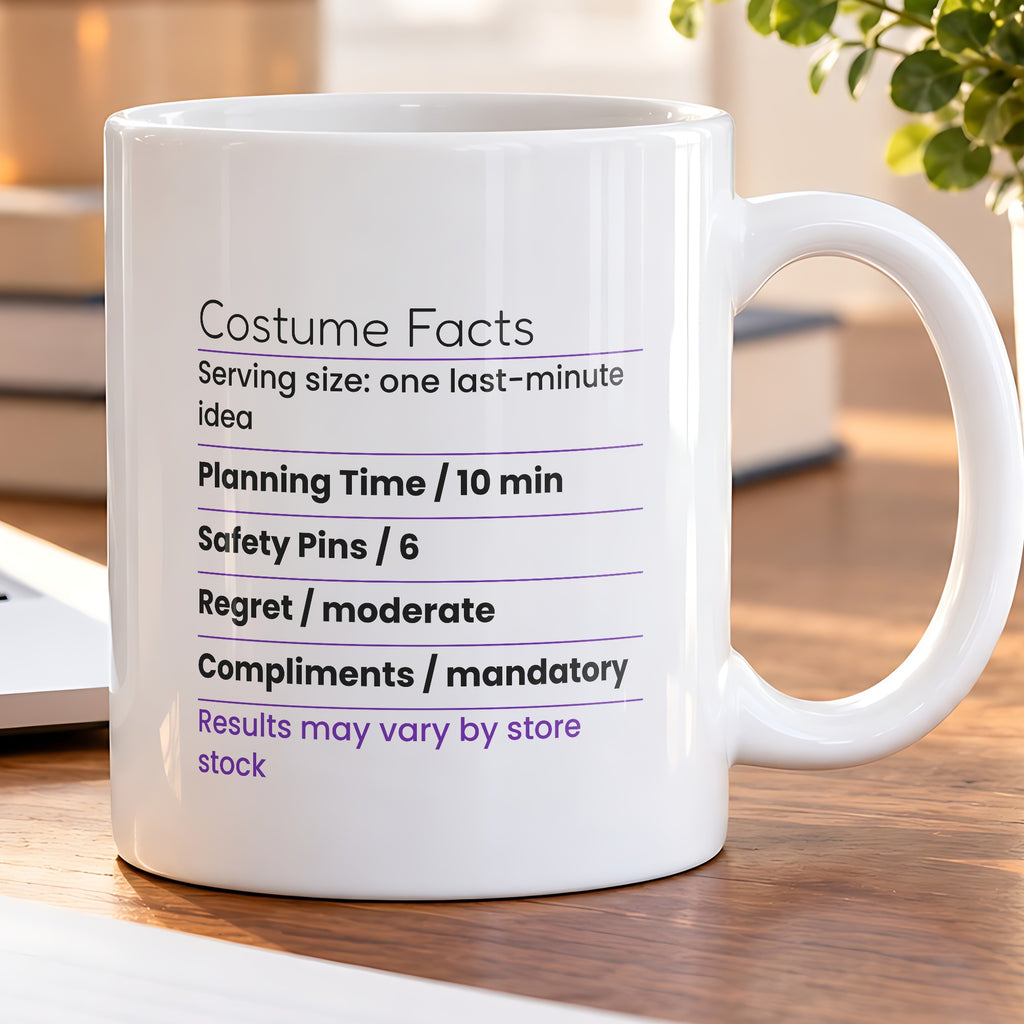 Funny Halloween Coffee Mug Last Minute Costume Facts For Costumes - photo 5