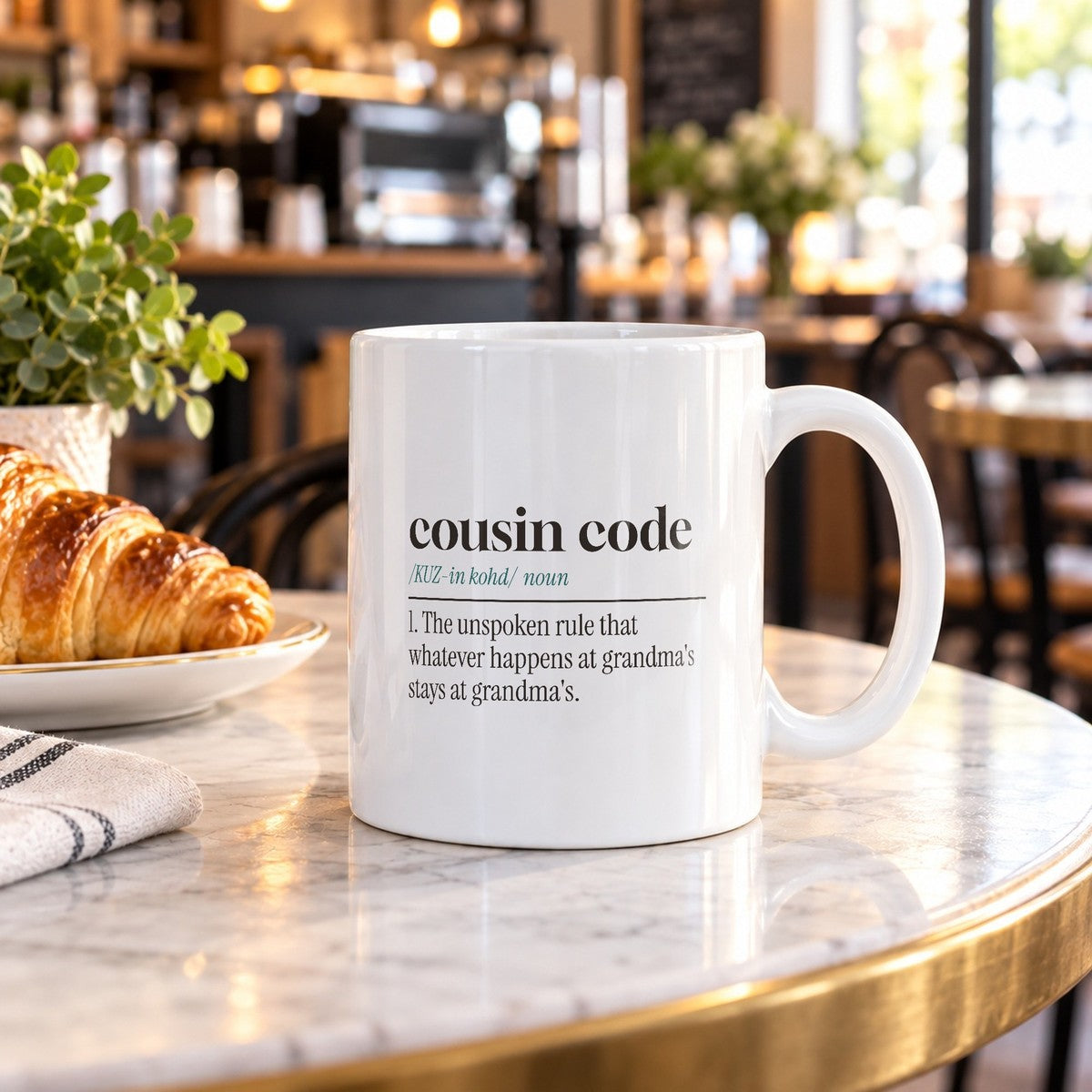 Cousin Code Coffee Mug Stays At Grandmas - photo 2
