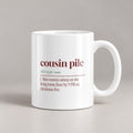 Funny Christmas Family Coffee Mug Cousin Pile Dictionary Definition - photo 1