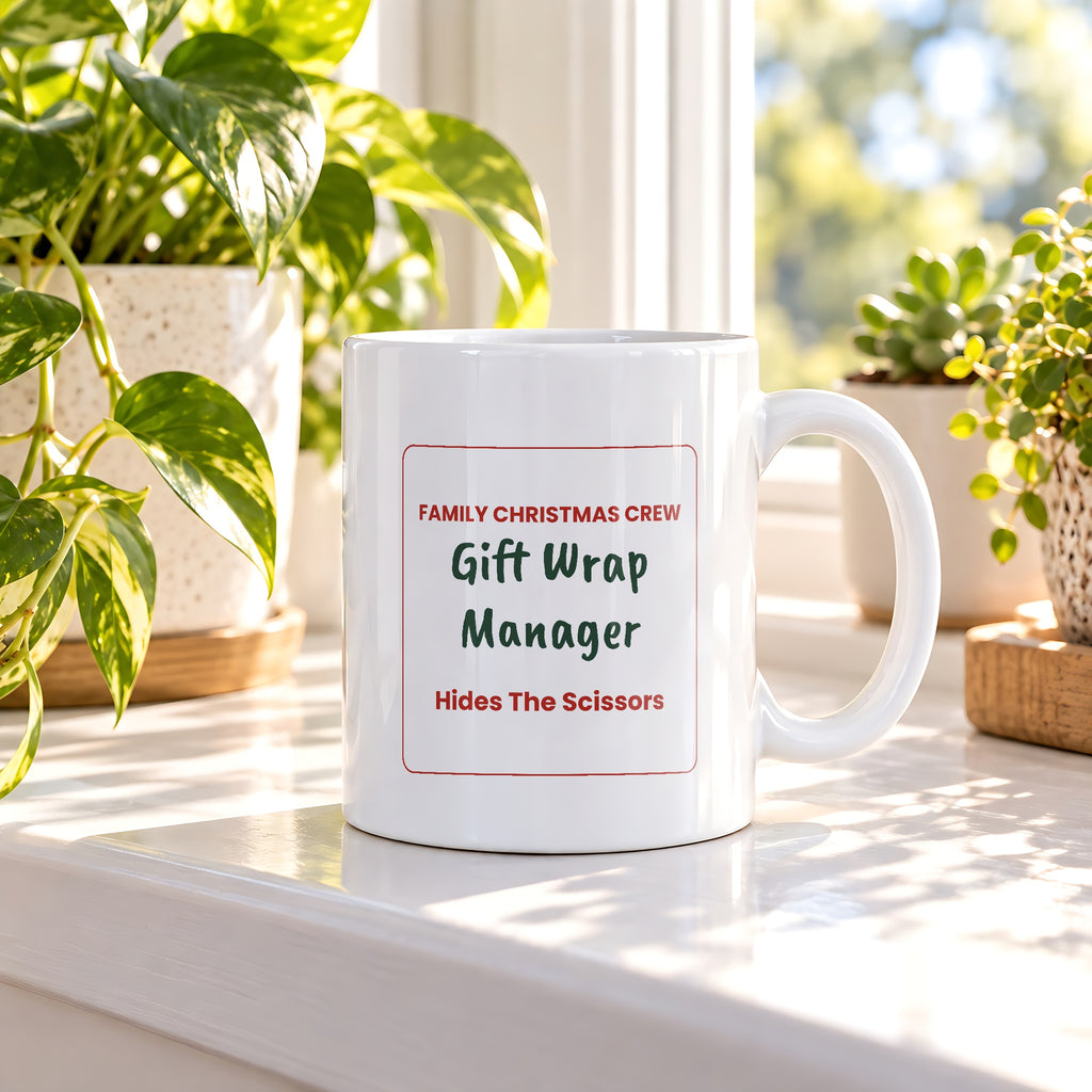 Matching Family Christmas Coffee Mug Gift Wrap Manager Family Crew - photo 3
