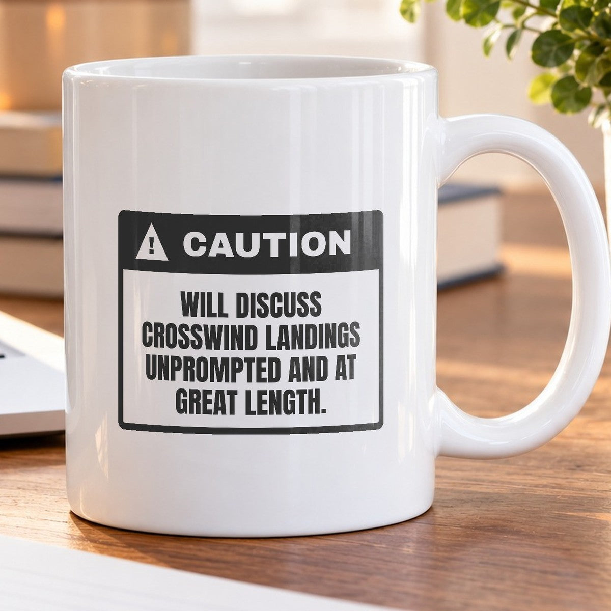 Pilot Coffee Mug Will Discuss Crosswinds Unprompted - photo 5