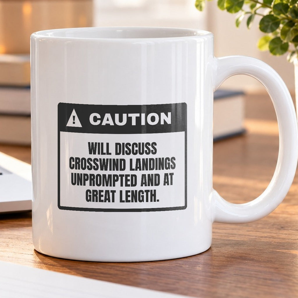 Pilot Coffee Mug Will Discuss Crosswinds Unprompted - photo 5