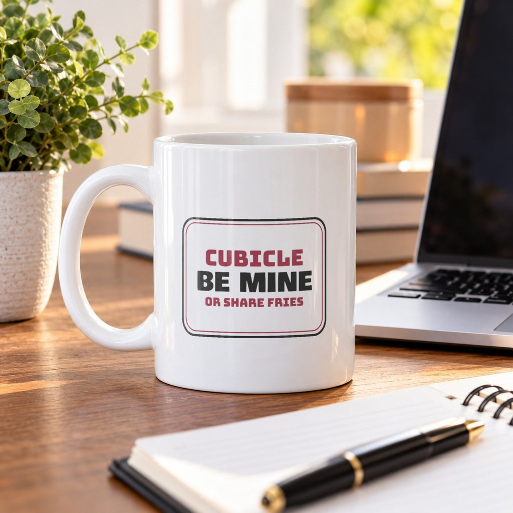 Funny Office Crush Coffee Mug Be Mine Sign For Coworker - photo 4