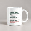 Funny Christmas Coffee Mug Cubicle Facts Label For Coworkers - photo 1
