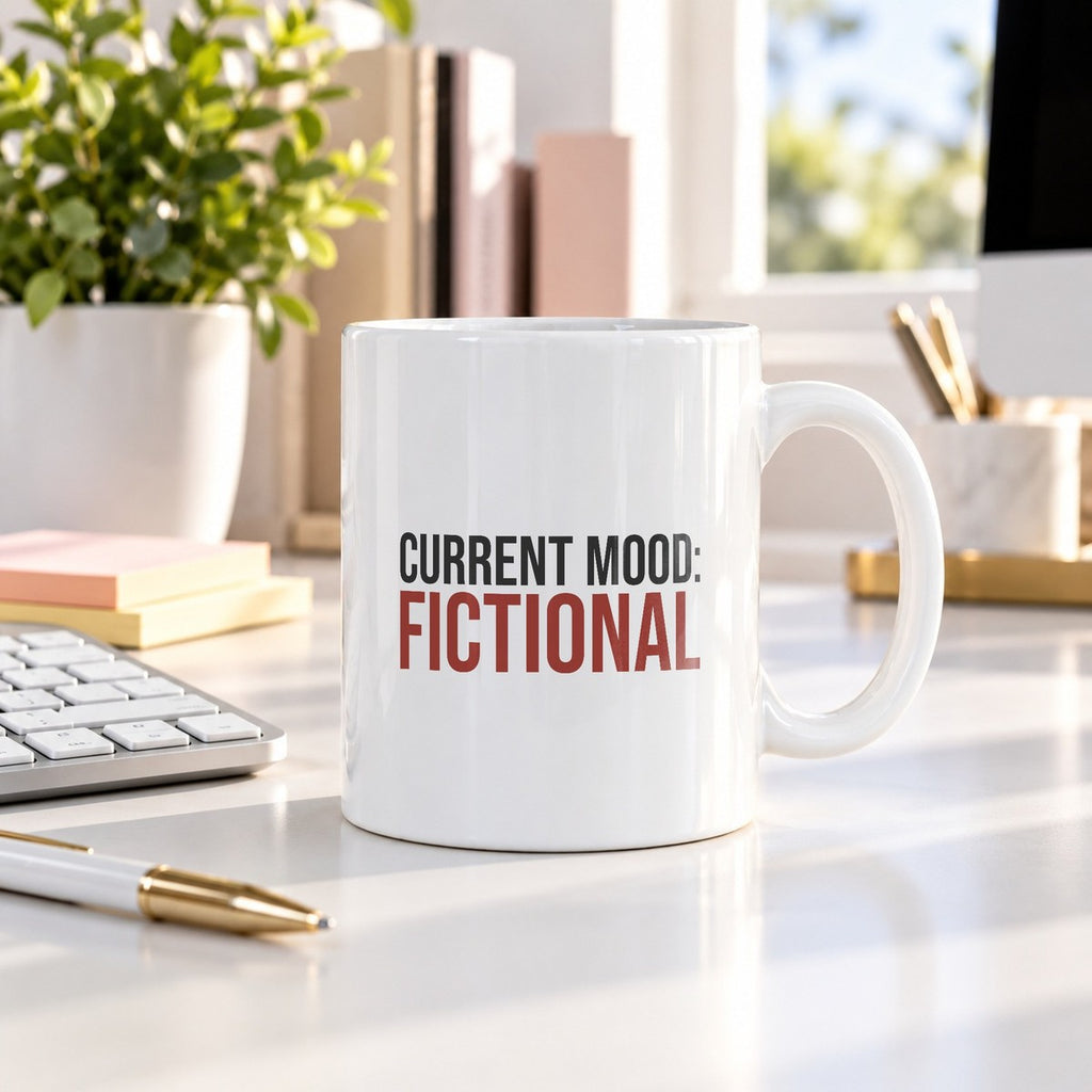Current Mood Fictional Coffee Mug For Book Lovers - photo 1