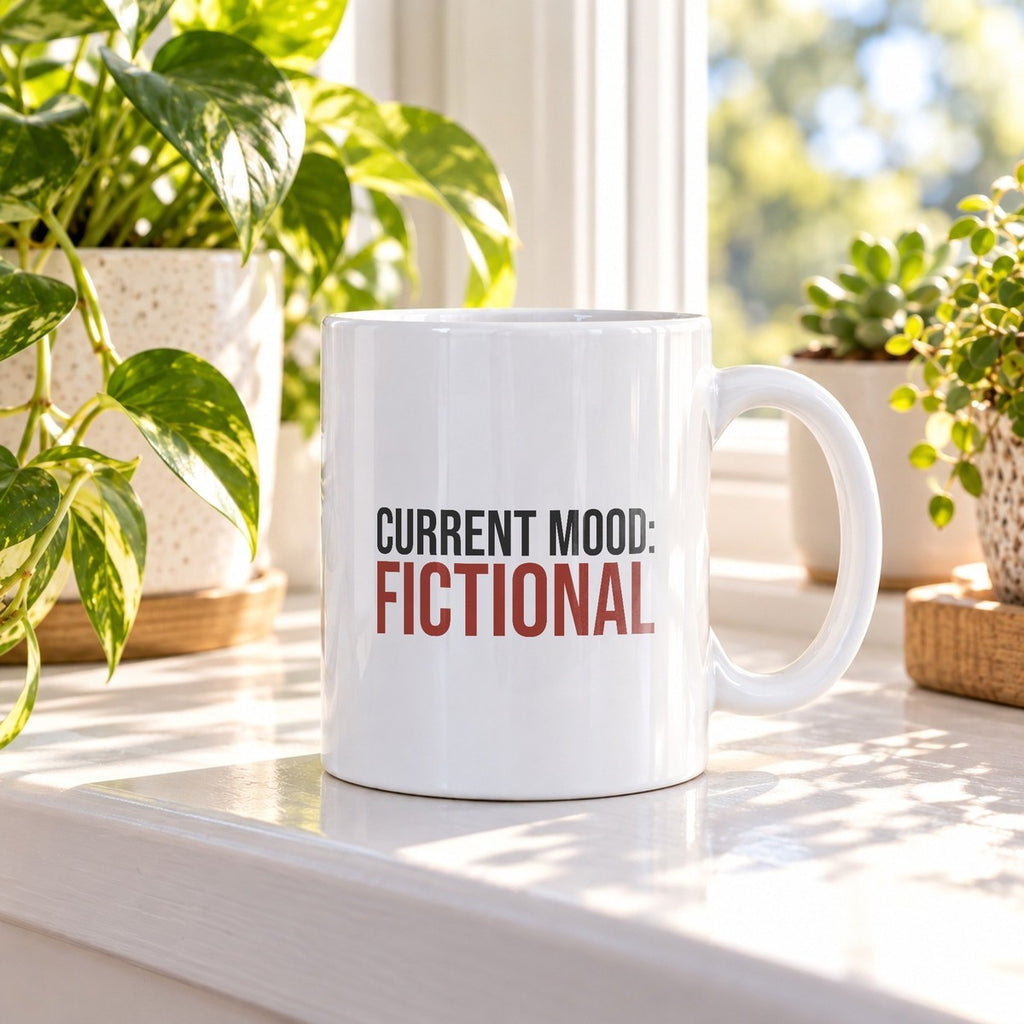 Current Mood Fictional Coffee Mug For Book Lovers - photo 3