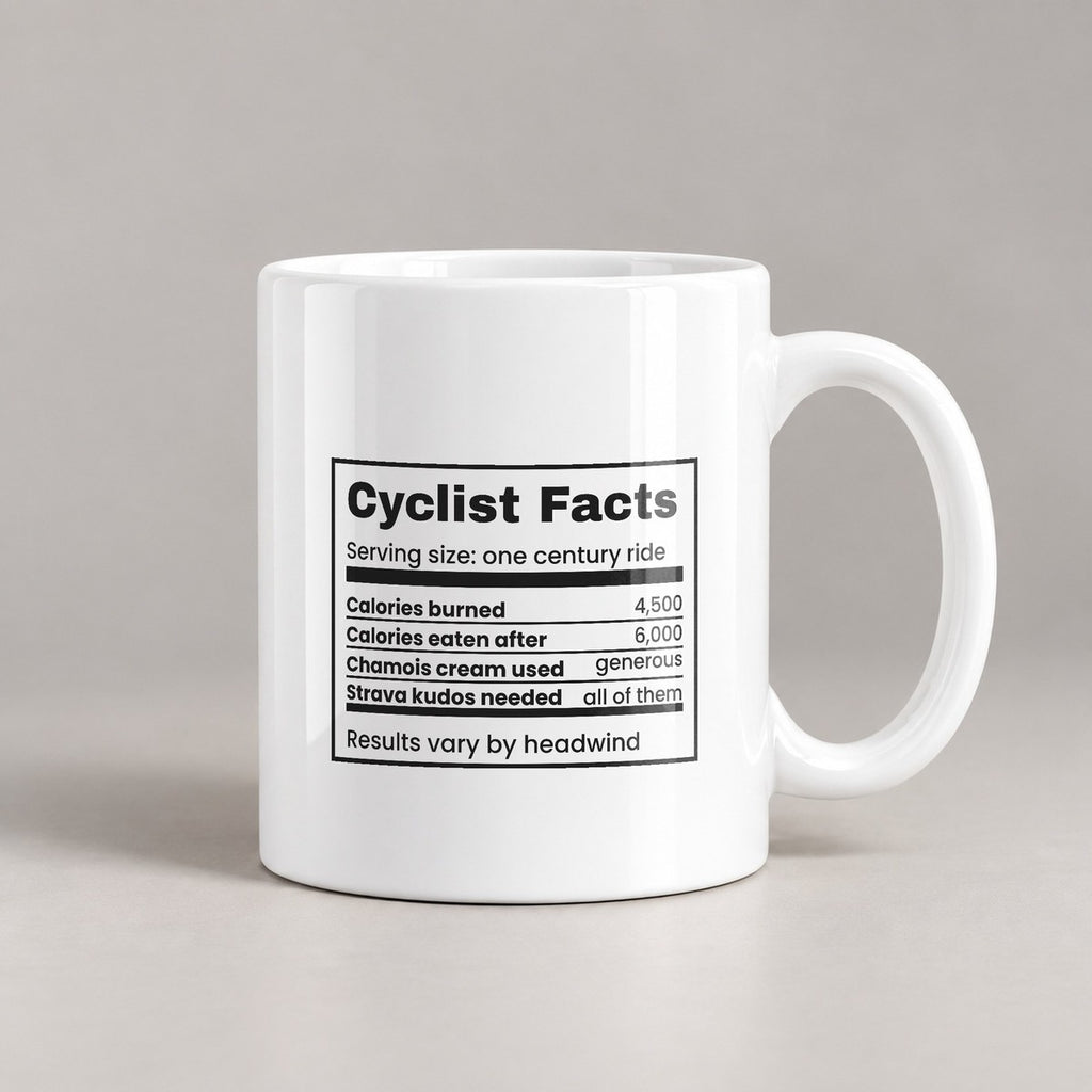 Cyclist Coffee Mug Calories Burned - photo 3