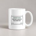 Dad By Choice Ticket Coffee Mug Funny For Stepdads - photo 1