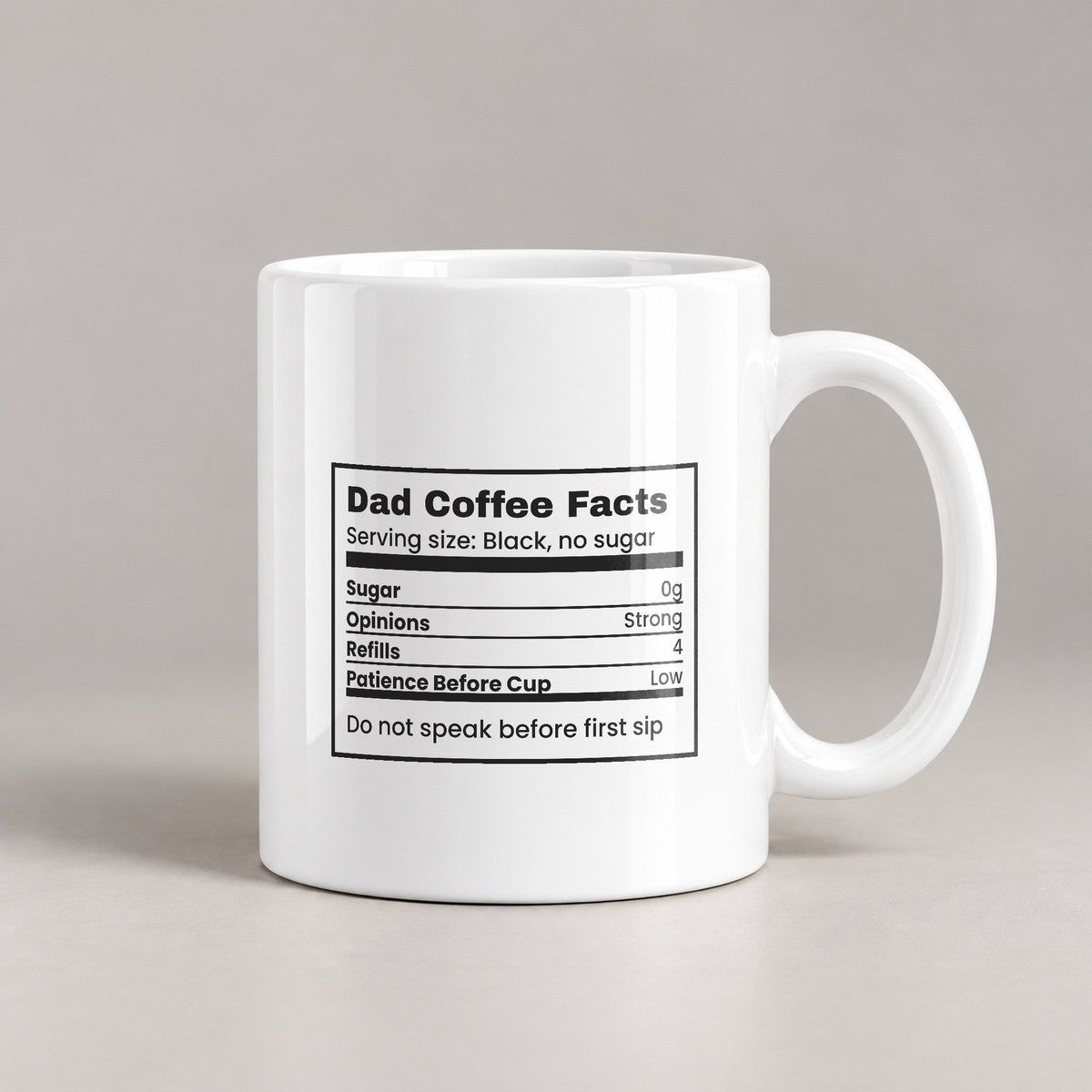 Dad Coffee Facts Mug For Dad - photo 1
