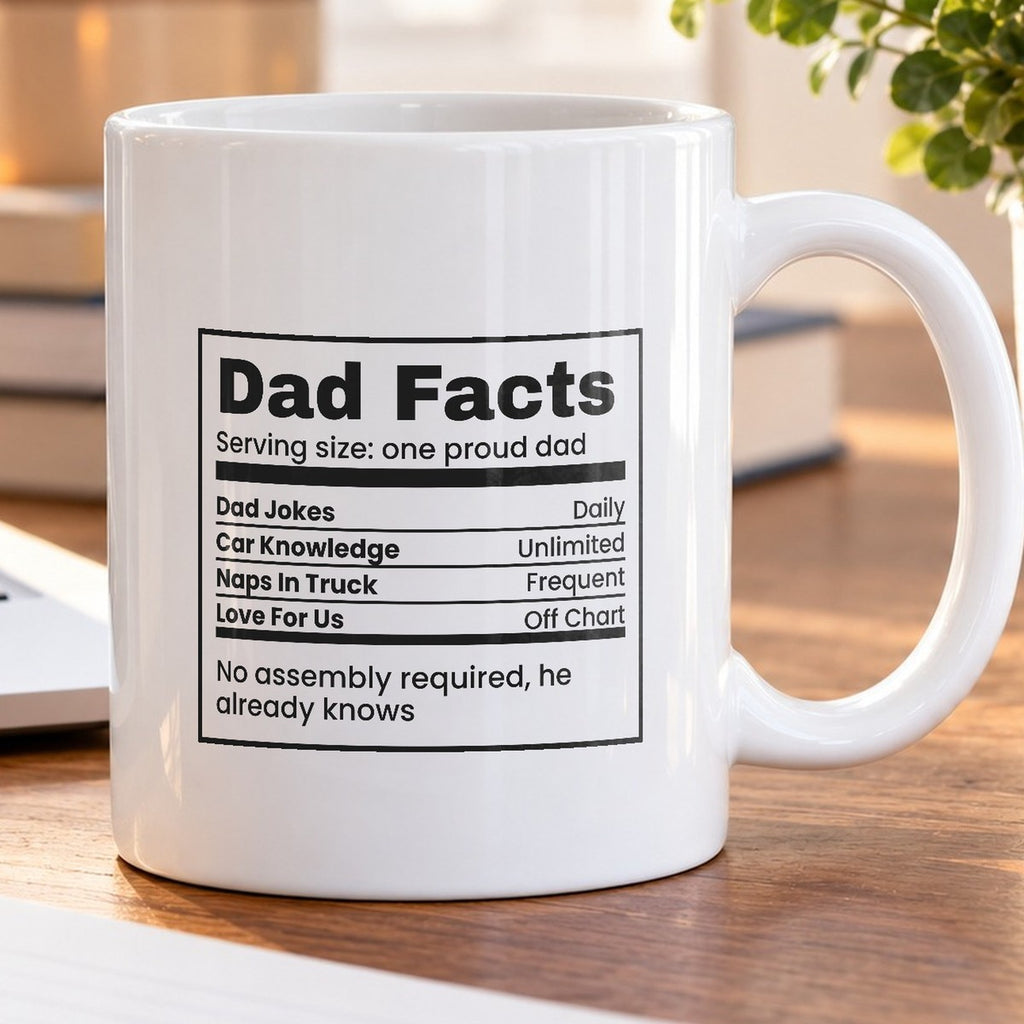 Dad Facts Unlimited Car Knowledge Coffee Mug For Dad - photo 5
