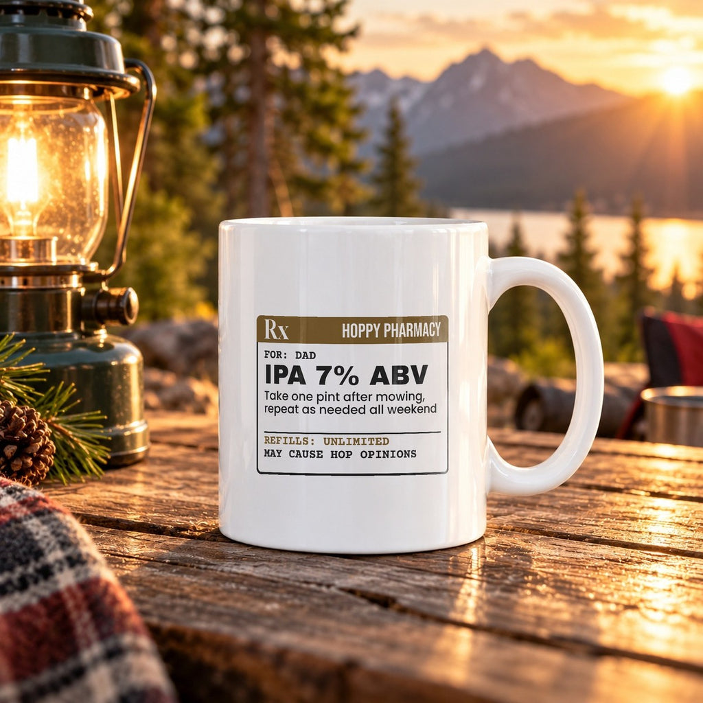 Dad's Prescription IPA Coffee Mug For Him - photo 1