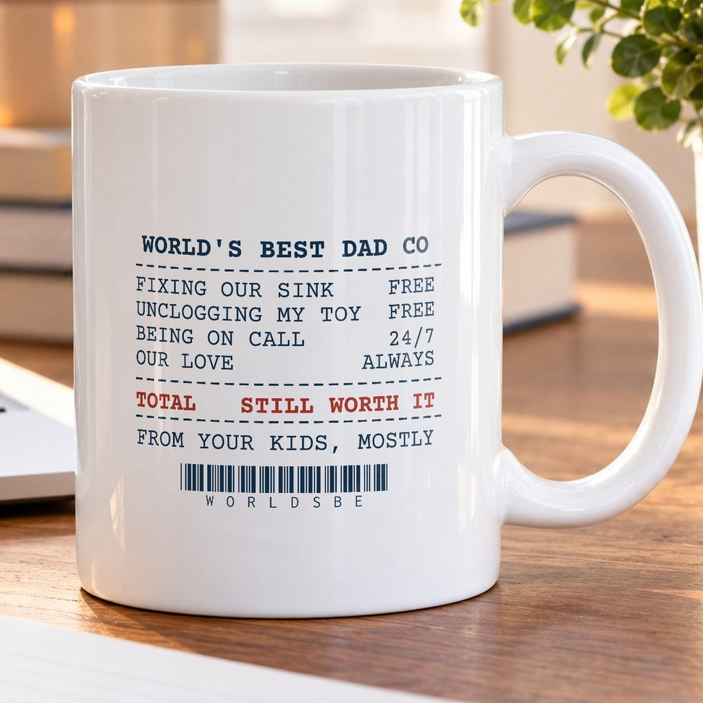 Funny Dad Coffee Mug Fixing Our Sink Still Worth It - photo 5