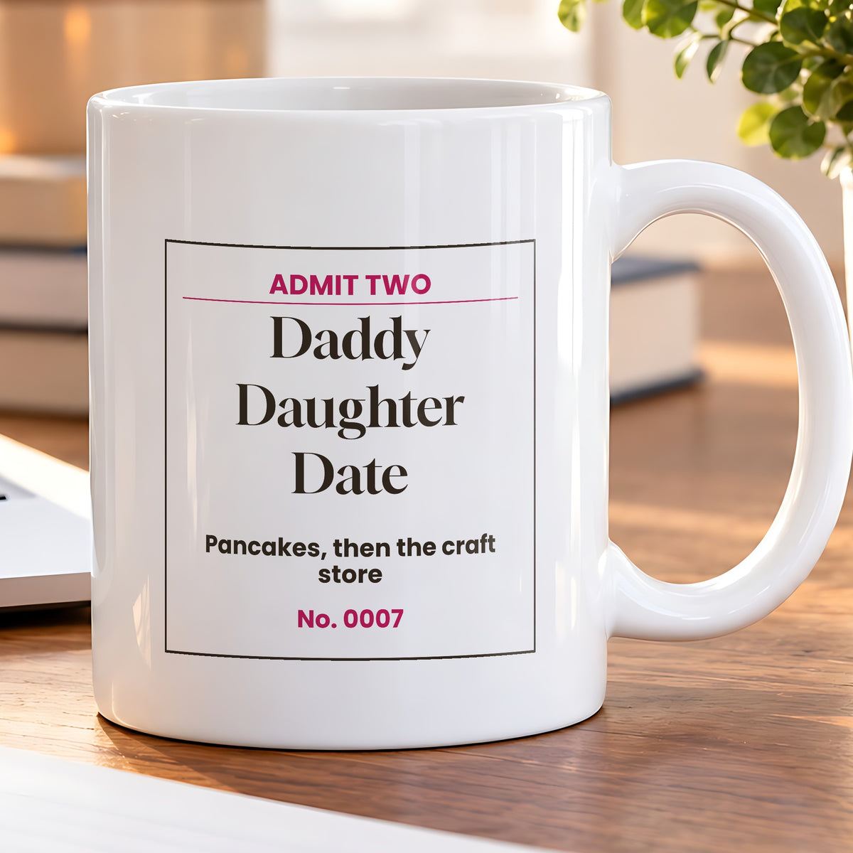 Dad Of Daughters Coffee Mug Daddy Daughter Date Ticket For Fathers - photo 5