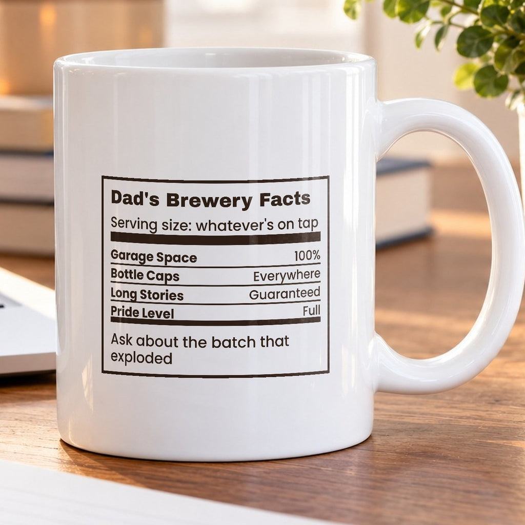 Dad's Brewery Facts Coffee Mug For Beer Lovers - photo 5