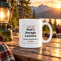 Funny Dad Garage Lecture Ticket Coffee Mug For Dad - photo 1