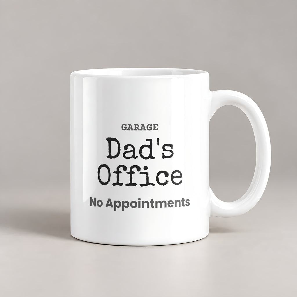 Funny Garage Dad Coffee Mug Dad's Office Sign For Dad - photo 3