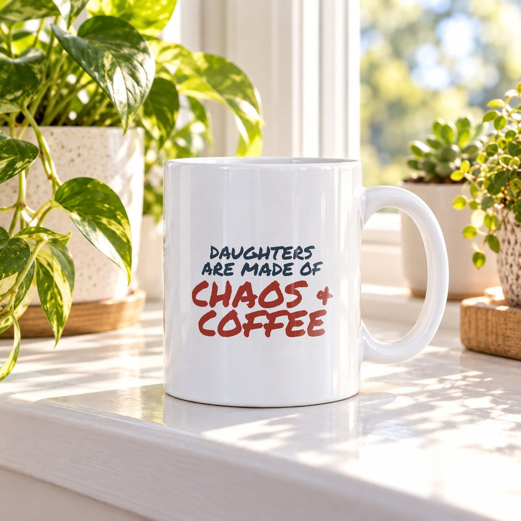 Daughter Coffee Mug Daughters Are Made Of Chaos - photo 1