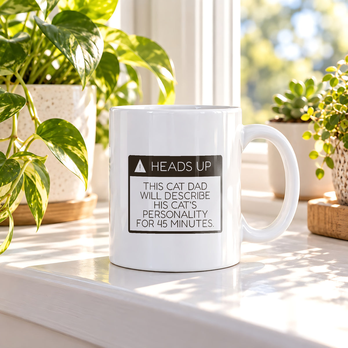 Funny Cat Dad Coffee Mug Will Describe His Cat For 45 Minutes - photo 1