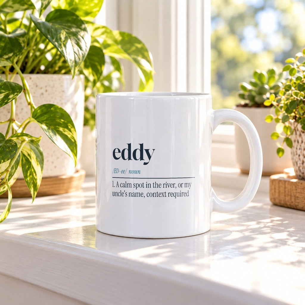 Funny Kayaking Coffee Mug Eddy Calm Spot Or Uncle - photo 2