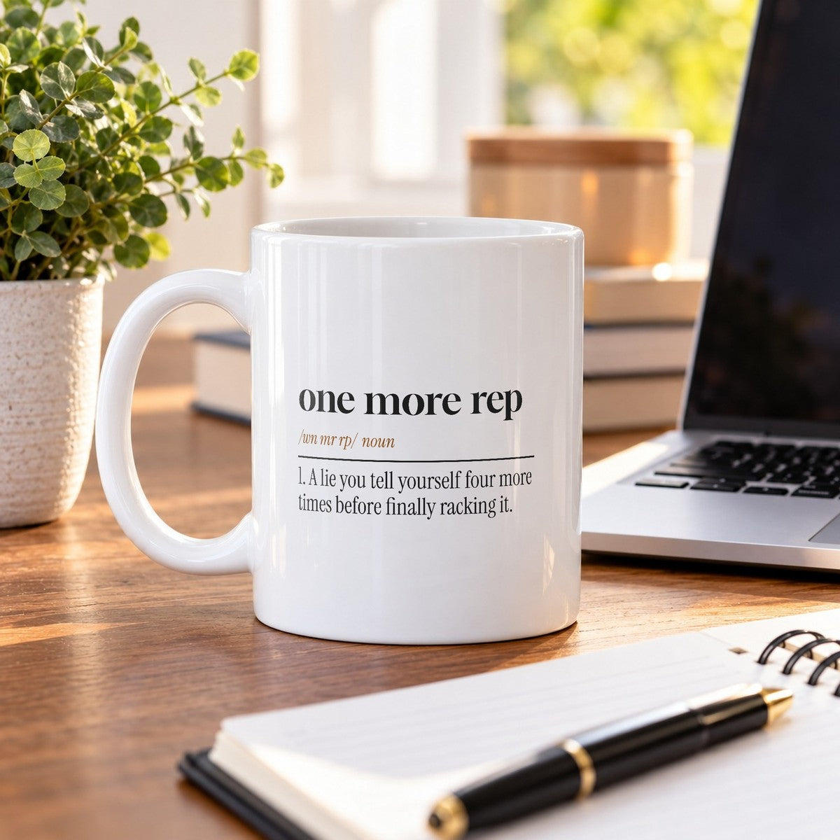 Funny Gym Mug One More Rep A Lie You Tell - photo 4