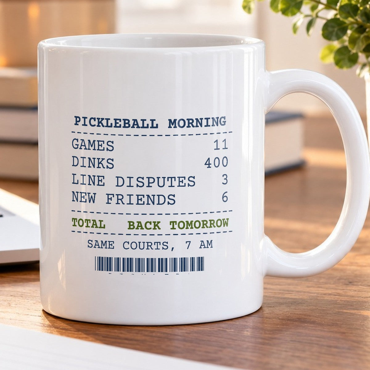 Funny Pickleball Coffee Mug Dinks 400 Line Disputes 3 Receipt - photo 5