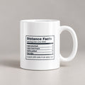 Funny Cross Country Track Coffee Mug Distance Facts Label - photo 1