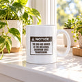Funny Christmas Coffee Mug Dog Barks At The Snowman For Dog Owners - photo 1