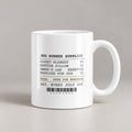 Funny Fireworks Dog Bunker Receipt Coffee Mug Hiding Spots For Owners - photo 1