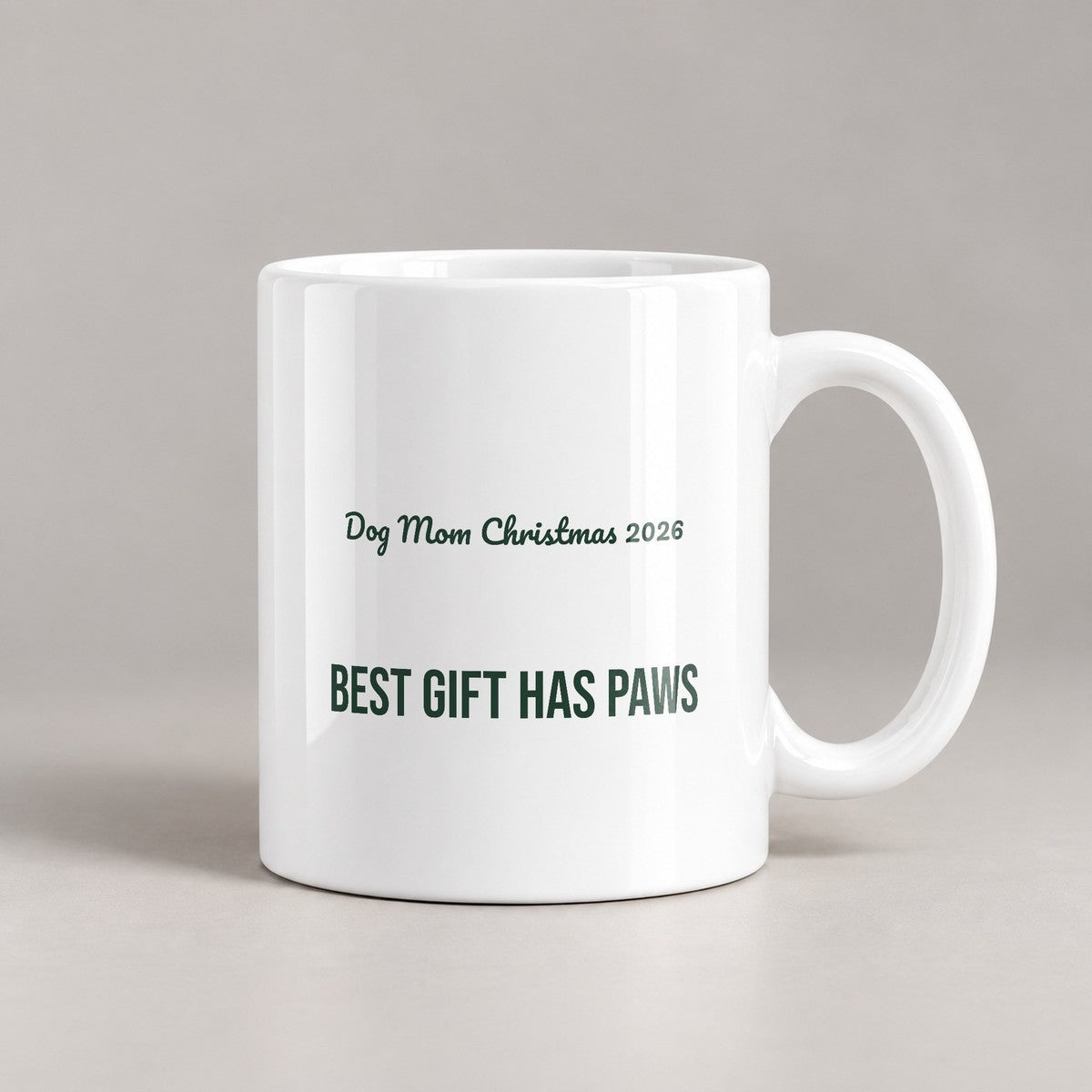 Christmas Coffee Mug Dog Mom Christmas 2026 Best Gift Has Paws - photo 2