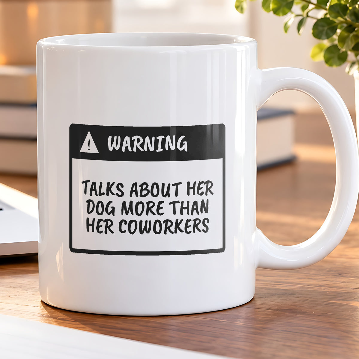 Funny Dog Mom Warning Label Coffee Mug For Dog Moms - photo 5