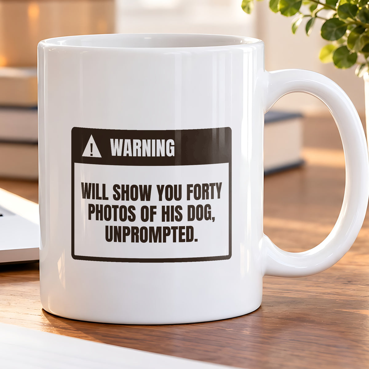 Funny Dog Dad Coffee Mug Warning Label For Dog Dads - photo 5