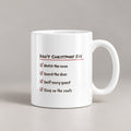Funny Christmas Dog Coffee Mug Dog's Christmas Eve Checklist - photo 1