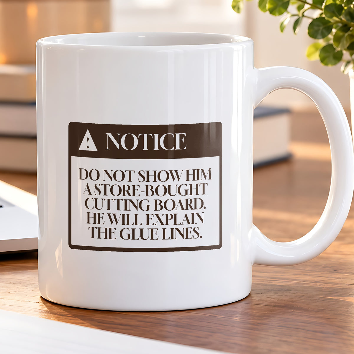 Funny Woodworker Coffee Mug He Will Explain The Glue Lines Notice - photo 5