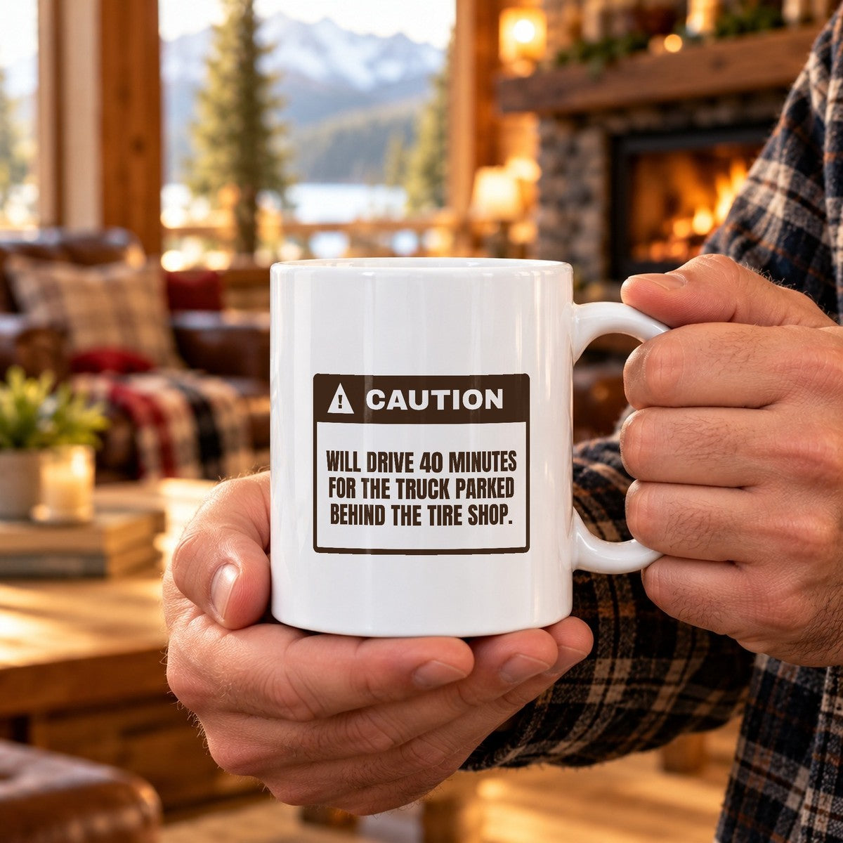 Funny Taco Coffee Mug Drives 40 Minutes For The Tire Shop Truck - photo 1