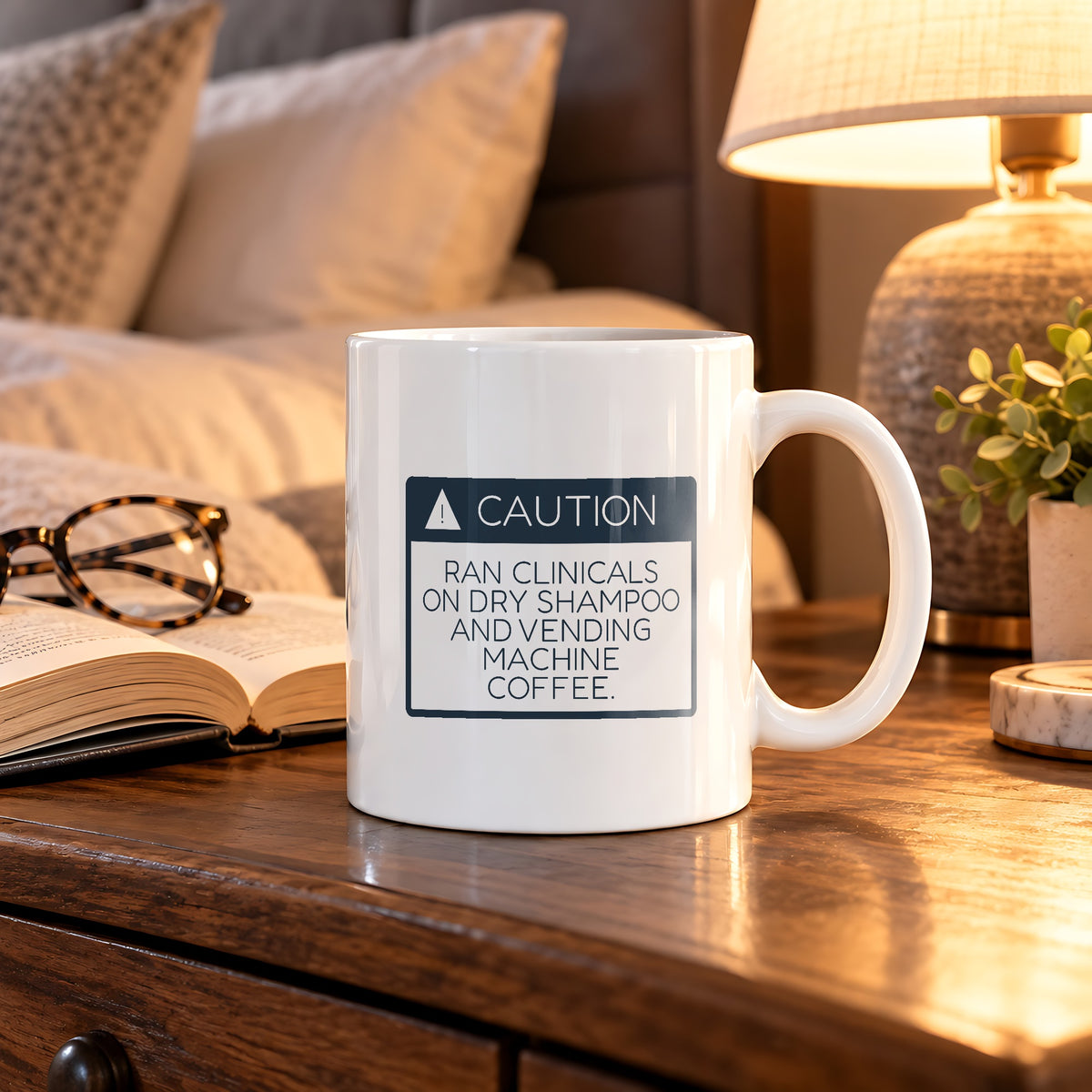 Funny Nursing Student Coffee Mug Caution Label For Nurses - photo 1