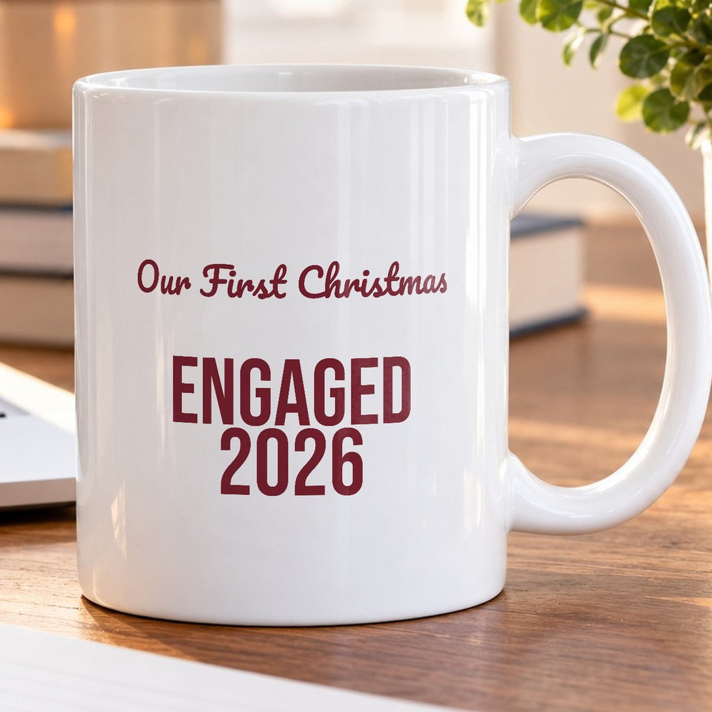 Our First Christmas Engaged 2026 Coffee Mug For Engaged Couples - photo 5