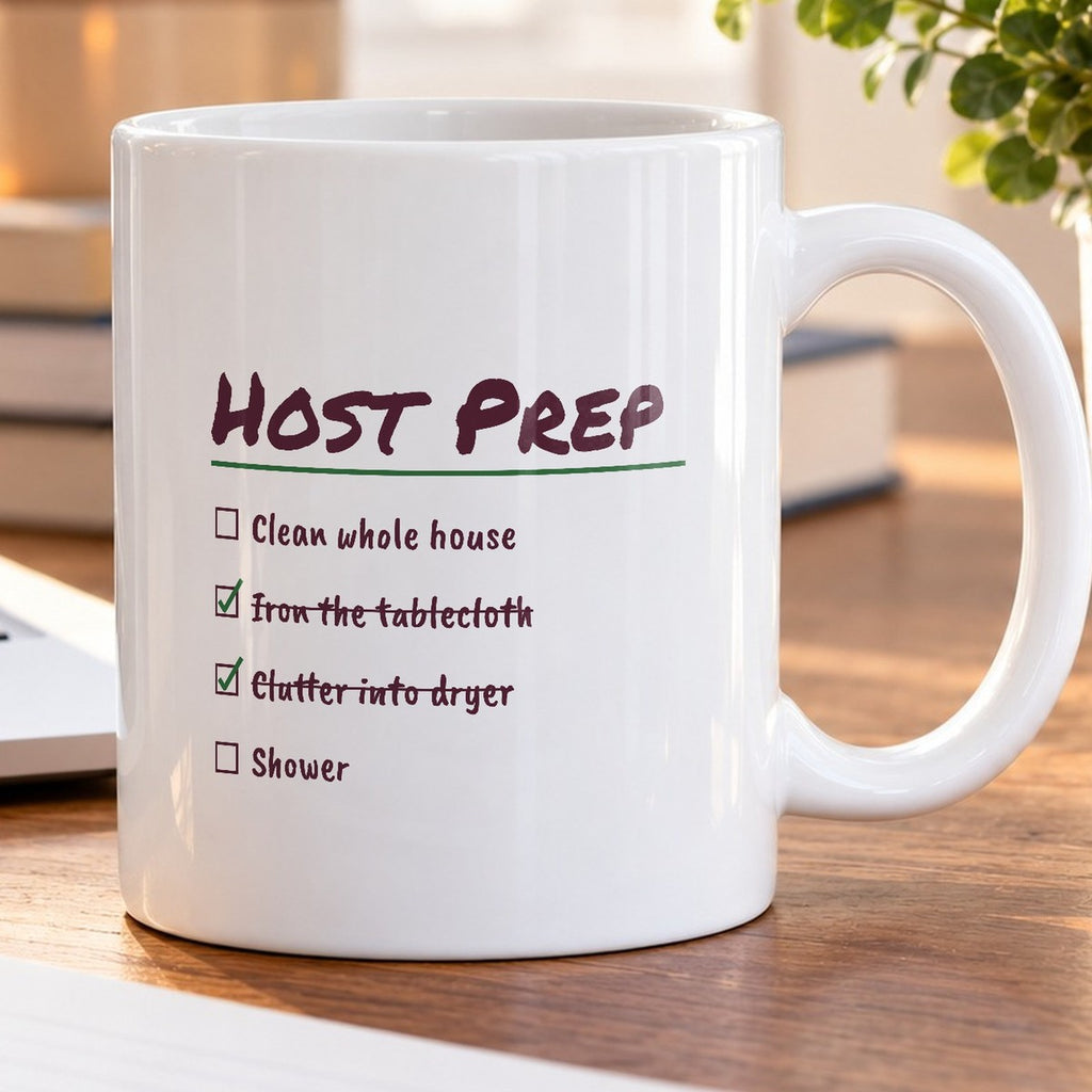 Funny Christmas Coffee Mug Host Prep Everything Is In The Dryer - photo 5