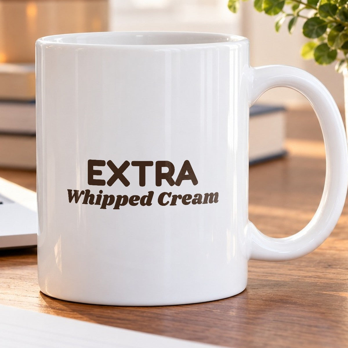 Hot Cocoa Mug Extra Whipped Cream For Cocoa Lovers - photo 5