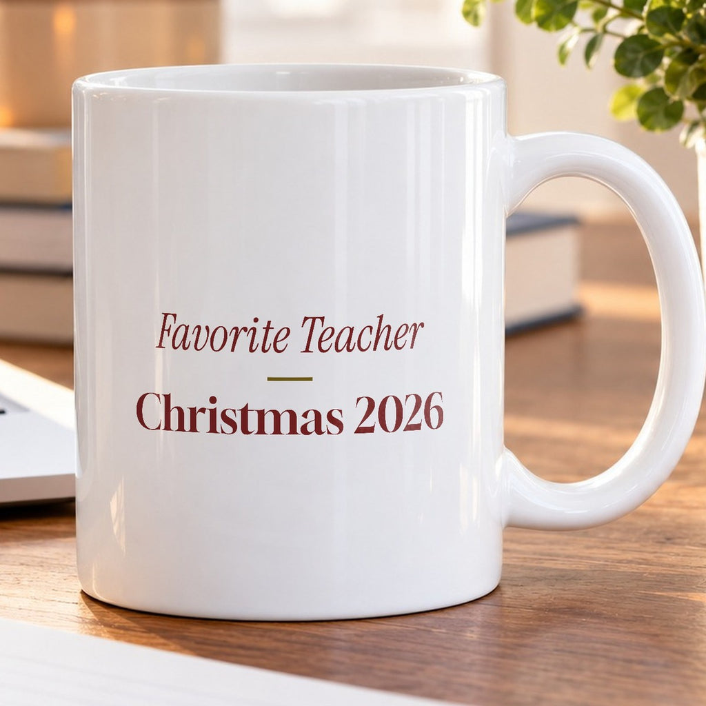 Christmas Teacher Coffee Mug Favorite Teacher Christmas 2026 - photo 5