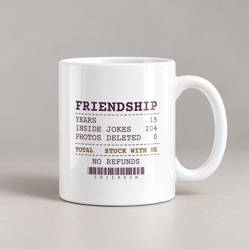 Funny Bestie Coffee Mug Fifteen Years Photos Deleted 0 Receipt For BFF - photo 1