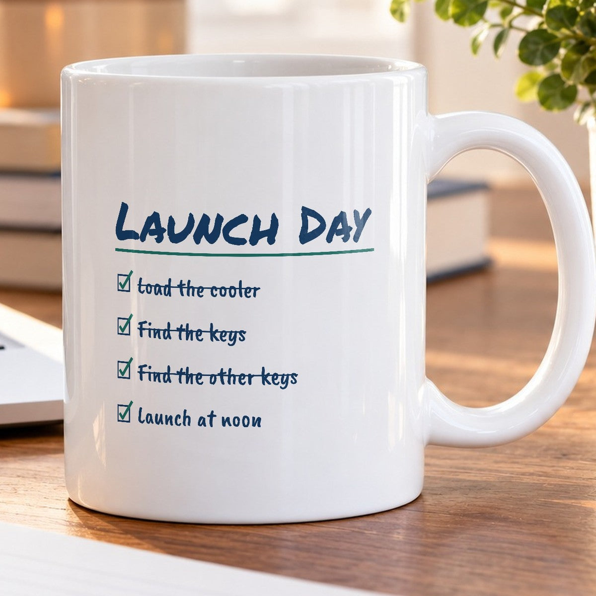 Funny Boat Coffee Mug Find The Other Keys Launch At Noon - photo 5