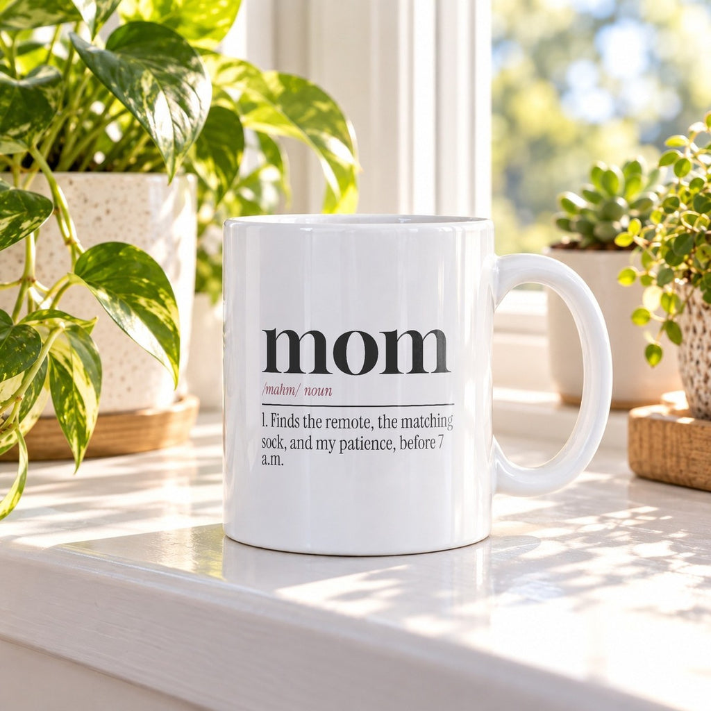 Funny Mom Dictionary Coffee Mug Finds Everything For Wife - photo 2