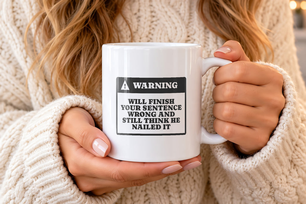 Funny Husband Coffee Mug Warning Label For Him - photo 2