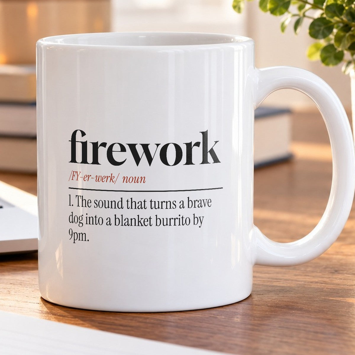 Funny Fireworks Dog Coffee Mug Blanket Burrito For Dog Owners - photo 5