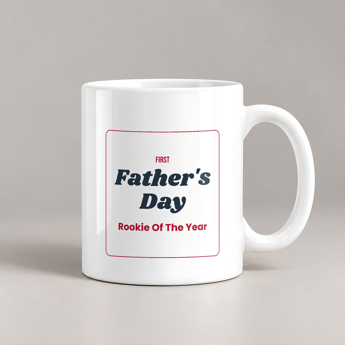 First Father's Day Coffee Mug Rookie Of The Year For New Dads - photo 3