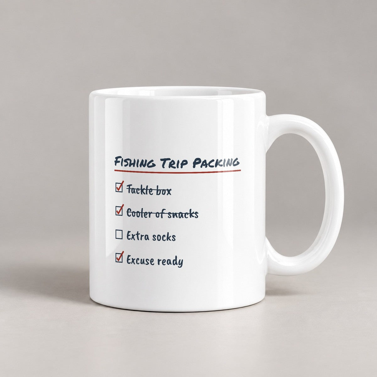 Fishing Trip Coffee Mug Excuse Ready For Husband - photo 3