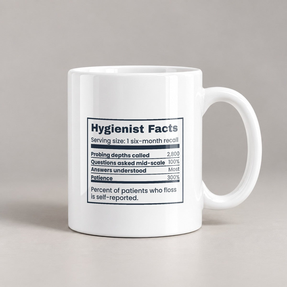 Funny Dental Hygienist Mug Hygienist Facts Fluent In Mid Cleaning Mumble - photo 3