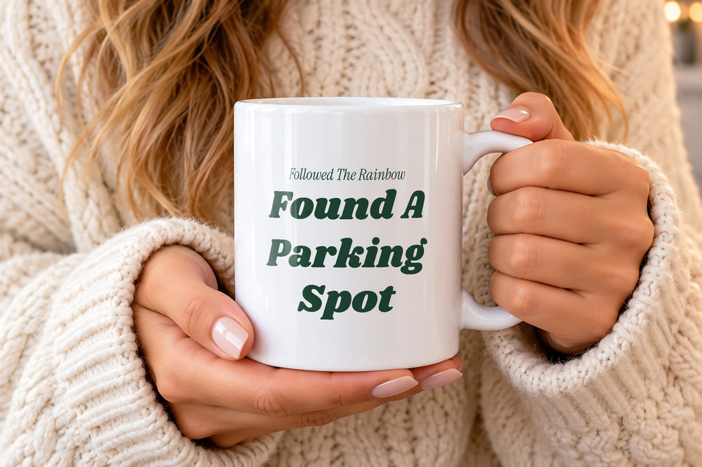 Funny St Patricks Day Coffee Mug Followed The Rainbow Found Parking - photo 1